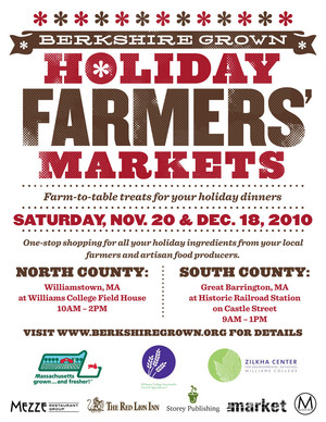 Berkshire Grown Holiday Farmers' Markets