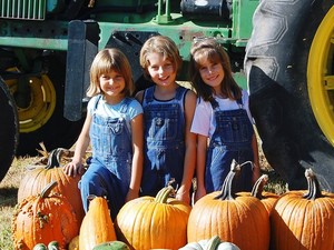 Three Girls and A Tractor