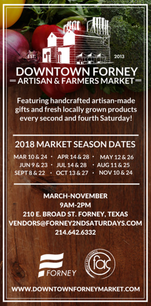 Downtown Forney Artisan and Farmers Market
